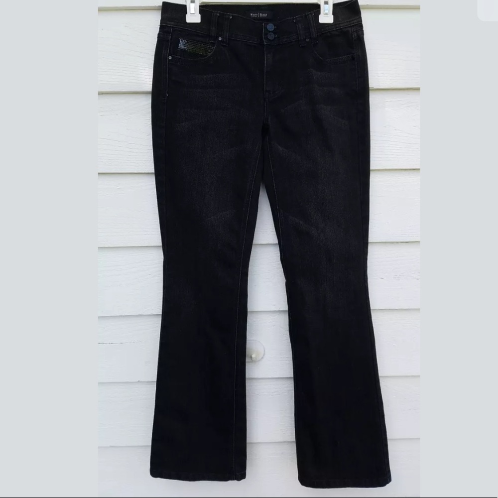White House Black Market Dark Boot Cut Jeans